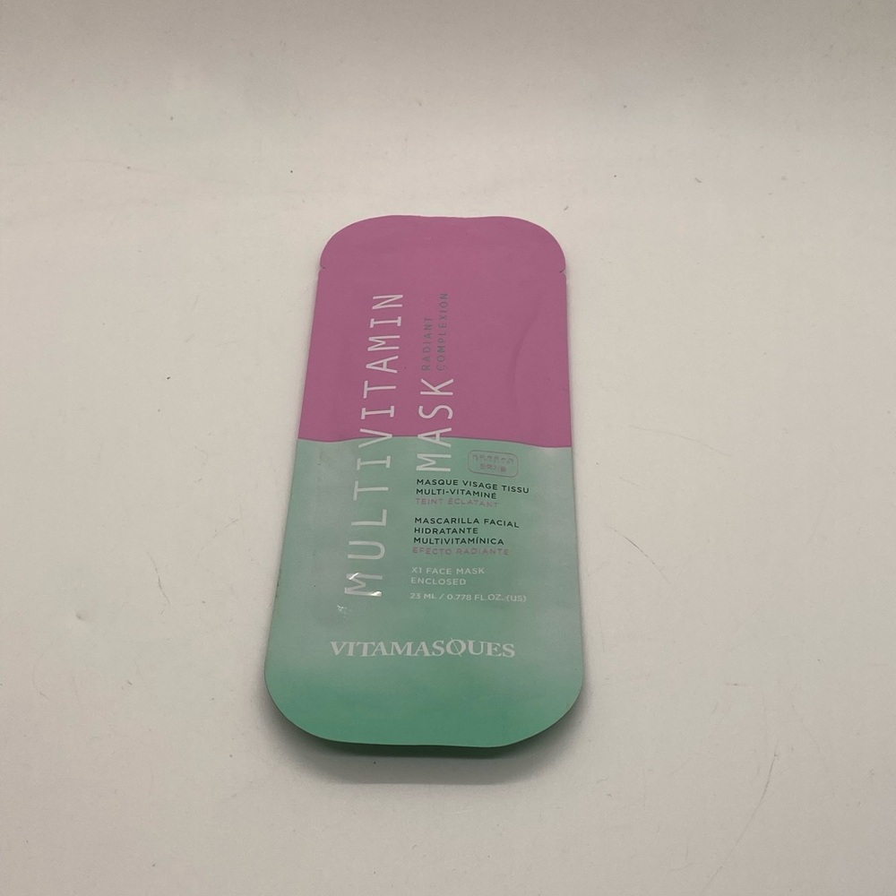 NWT Vitamasques Multivitamin Mask Single Use